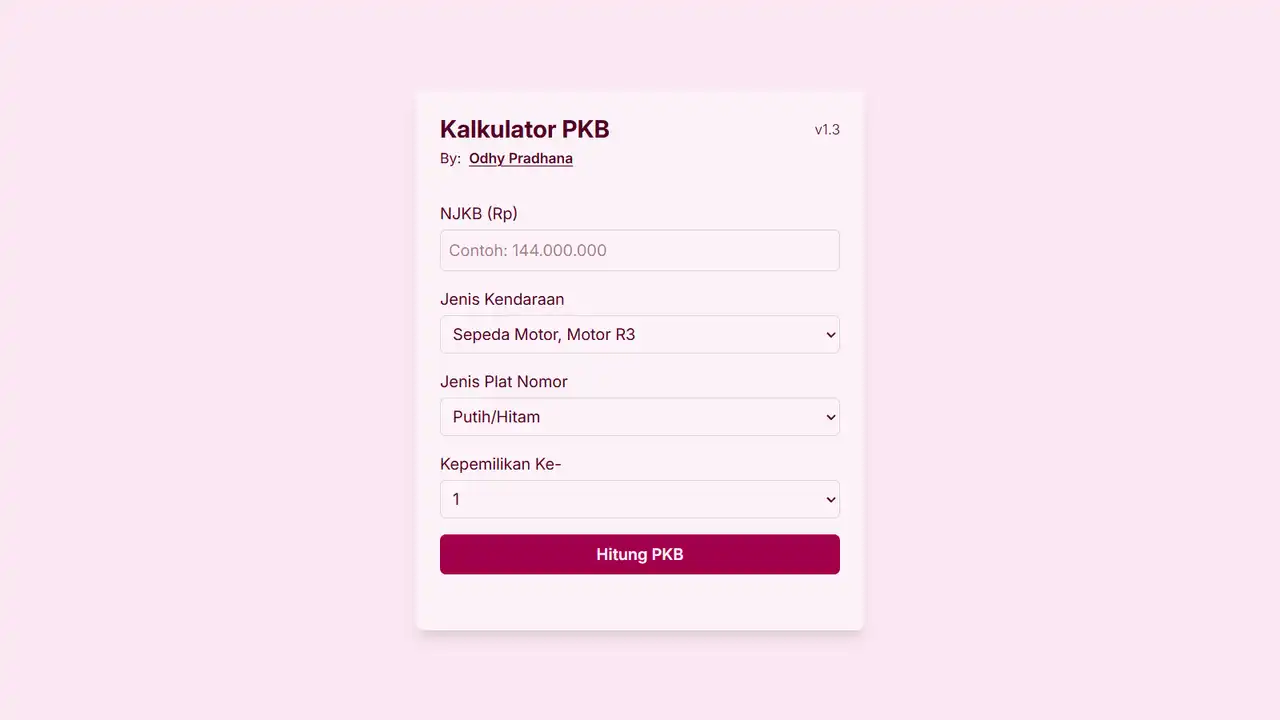 Kalkulator PKB