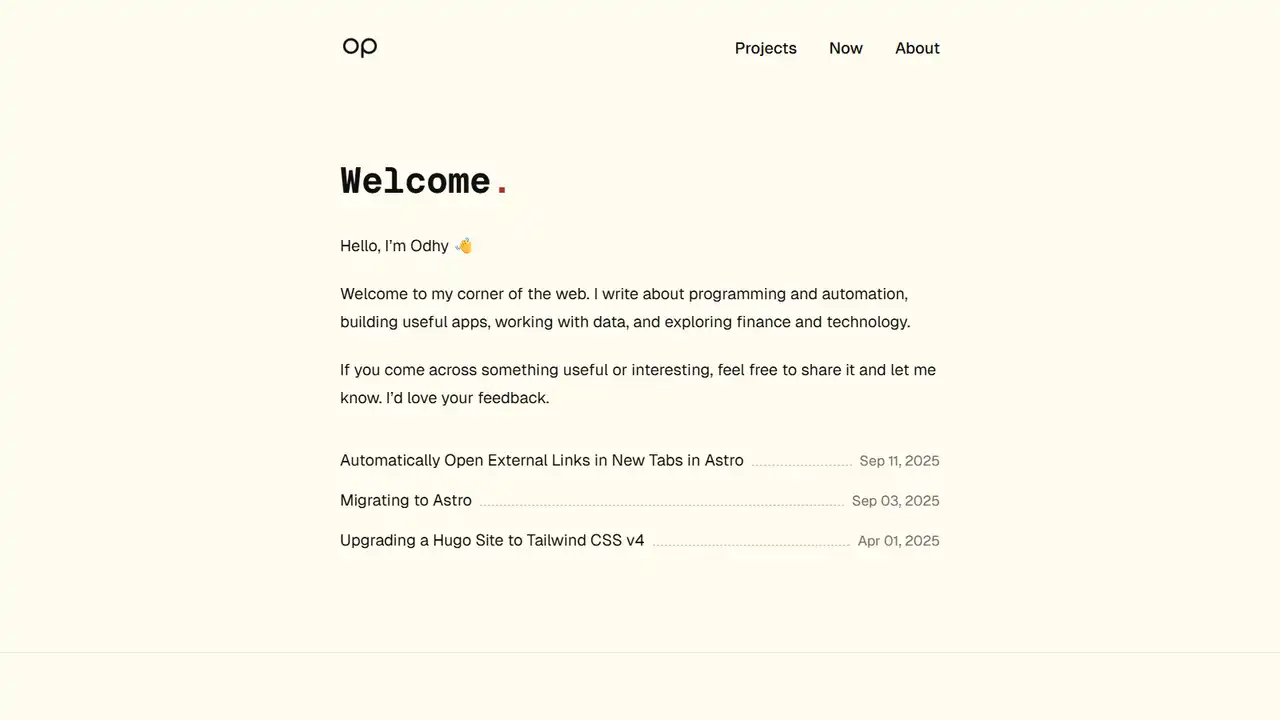 Personal Website (v2)