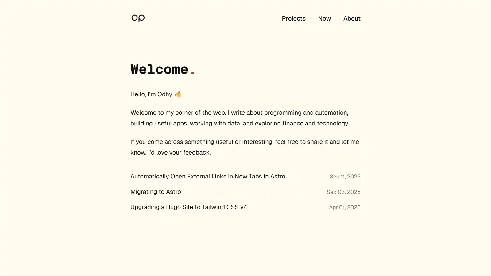 Personal Website (v2)